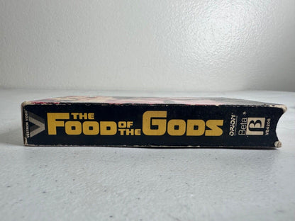 Vintage 1976 'The Food of The Gods' Betamax Tape - Classic H.G. Wells Sci-Fi Horror Film - Nostalgic Collectible - TreasuTiques