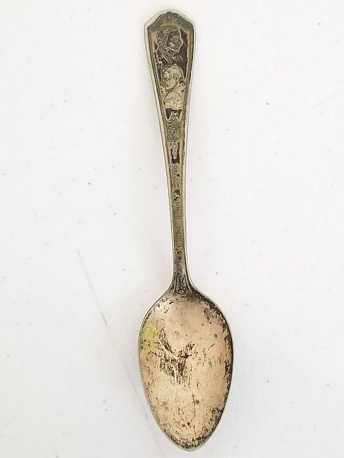 Vintage 1930s Charlie McCarthy Lorna Spoon and Fork Set - Art Deco Silverplate Collectible - TreasuTiques
