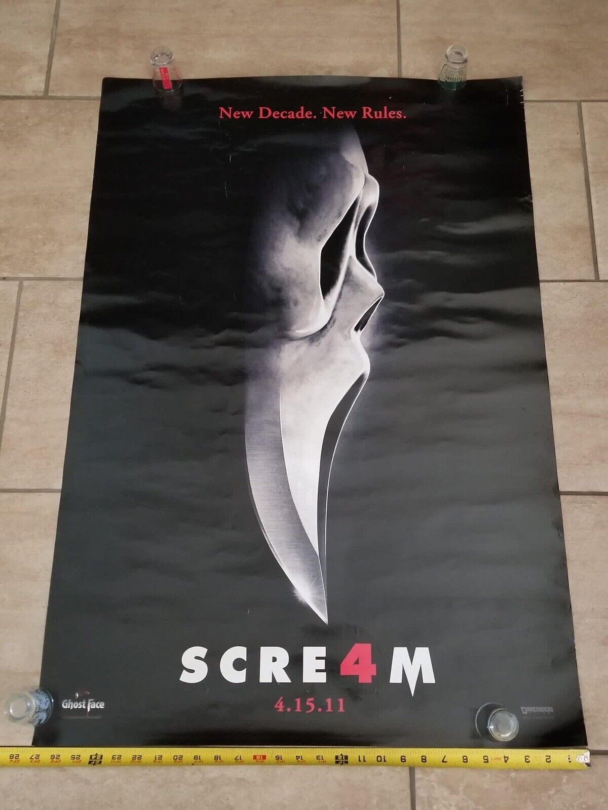 Scream 4 Authentic 27x40 Original Double-Sided Movie Poster - Rare Horror Collectible (2011) - TreasuTiques