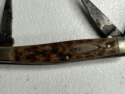 Vintage Camillus #76 3-Blade Folding Pocket Knife - Authentic New York USA Made, 3-Inch - TreasuTiques