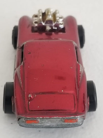 Vintage 1970 Johnny Lightning Topper Frantic Ferrari in Red - Collectible Toy Car - TreasuTiques