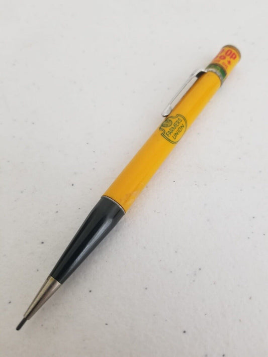 Vintage Farmers Union Central Exchange Advertising Mechanical Pencil - Rare Collectible from St. Paul, Minnesota - TreasuTiques