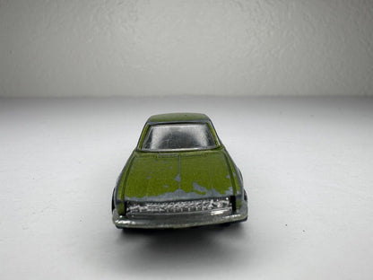 Vintage Playart Green Fiat Dino Car - Classic Collectible Die-Cast Model - TreasuTiques