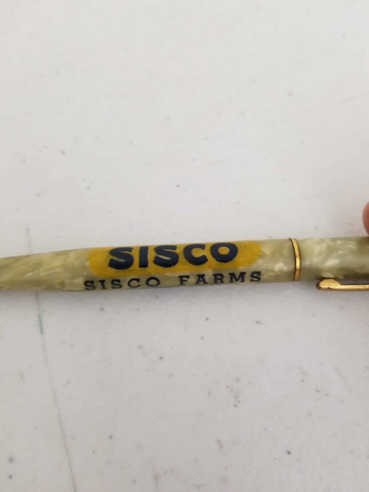 Rare Vintage SISCO Farms Promotional Pen - Collectible Texas Hybrid Seeds Advertising Memorabilia - TreasuTiques