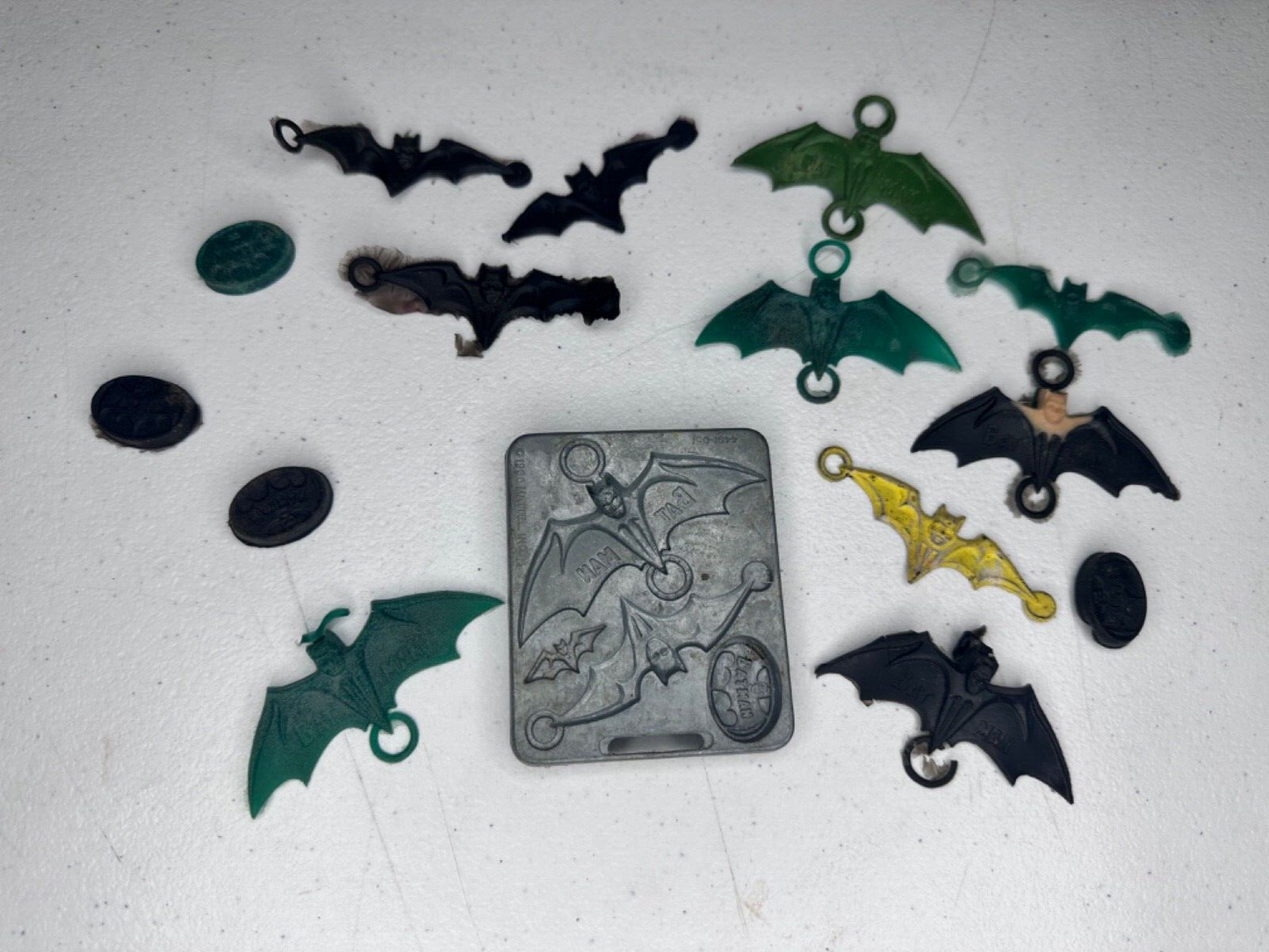 Rare 1965 Mattel Batman Creepy Crawlers Mold - Vintage Collectible Figures & Original Mold - TreasuTiques