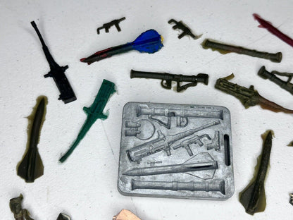 Vintage 1965 Mattel Thingmaker Weapons Molds Set - Rare Collectible with Original Plastigoop - TreasuTiques