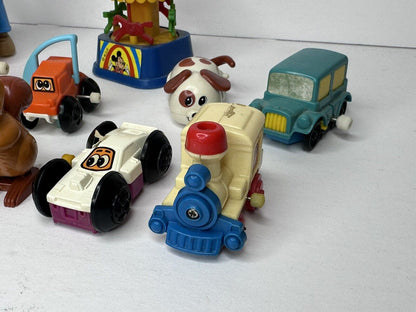 Vintage Tomy & Durham Wind-Up Toys Collection - Includes Pac-Man, Mickey Mouse, and More - Rare Nostalgic Lot from the 1970s - TreasuTiques