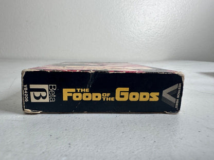 Vintage 1976 'The Food of The Gods' Betamax Tape - Classic H.G. Wells Sci-Fi Horror Film - Nostalgic Collectible - TreasuTiques