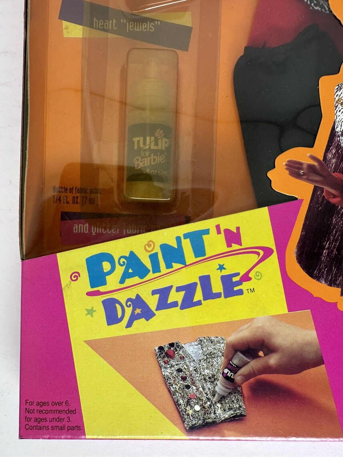 New Sealed 1993 Barbie Paint & Dazzle Fashions - Vintage Mattel #3483 - TreasuTiques