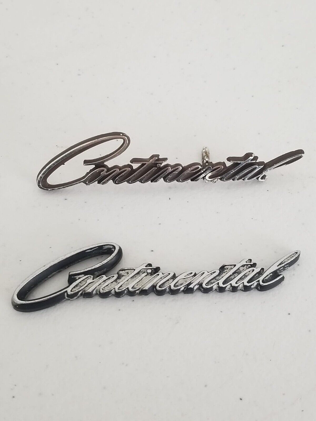 Classic 4" Continental Auto Badge - Chrome Finish, Vintage Car Collector's Emblem - TreasuTiques