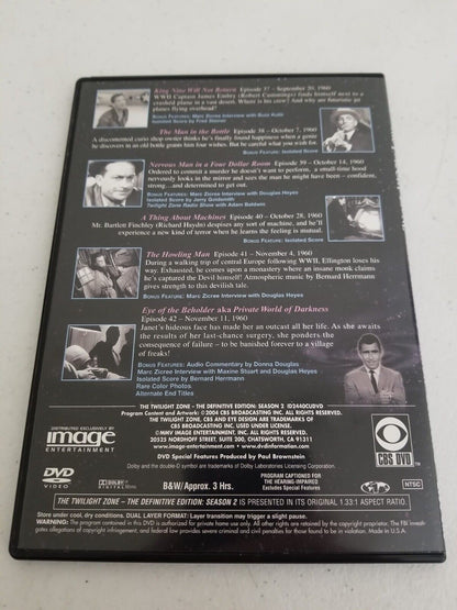 The Twilight Zone Definitive Edition Complete Season 2 Box Set - 5 DVD Collection - TreasuTiques