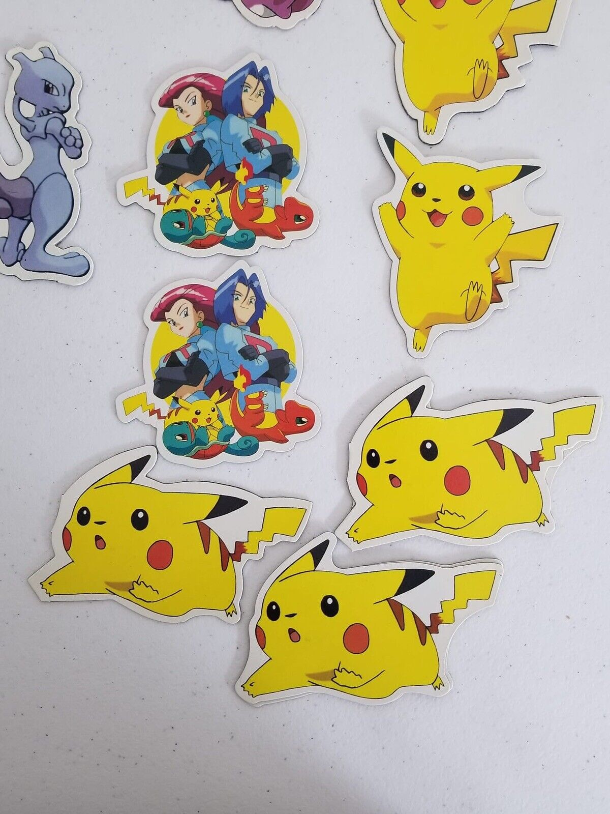 Vintage 1990s Pokemon Magnets Collection - 30pc Lot featuring Pikachu, Charizard, Mewtwo - 3-4" Size - TreasuTiques