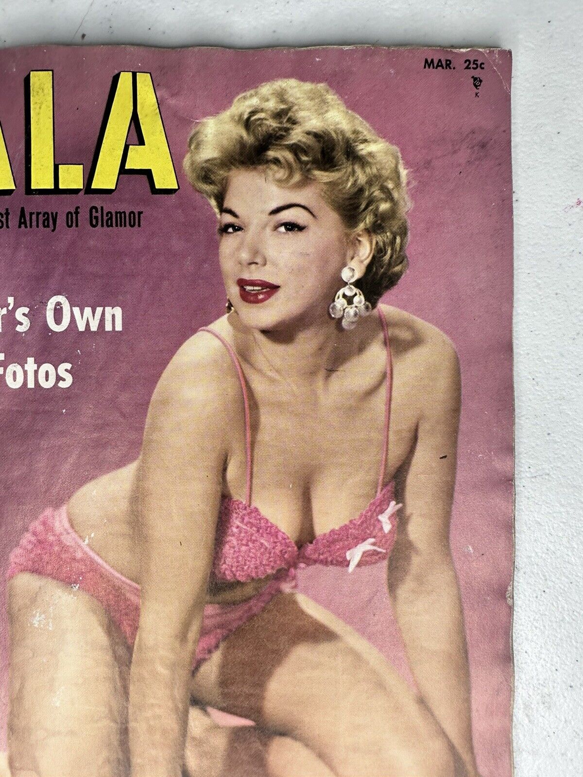 1950s Gala Magazine: Barbara Nichols Pin-Up | Vintage Glamour Photography, Collectible Men's Magazine, Retro Swimsuit Fashion, Hollywood Starlet |  Adult Collectible, Birthday Gift for Men - TreasuTiques