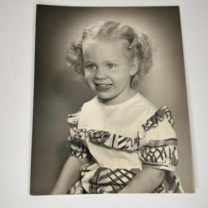 LOT of 3 Vintage 1940s Sibling Photography - Charming 8x10 Brother & Sister Portraits - TreasuTiques