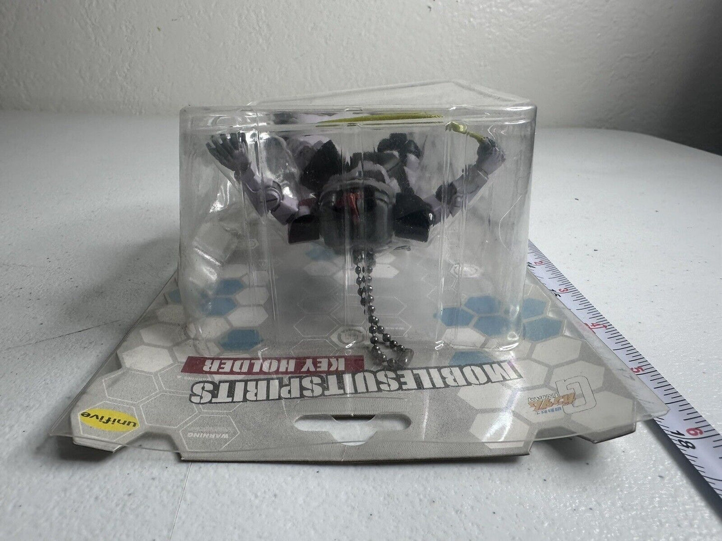 2004 UniFive Mobile Suit Gundam Spirits Key Holder 2 Figure - Vintage Robot Spirits Collectible - TreasuTiques