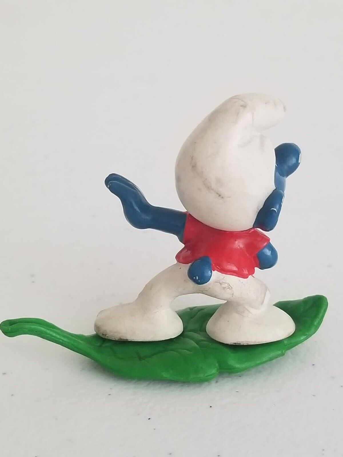 1970s Schleich Peyo Smurfs Set - Biker, Surfer, Roller Skating Smurfette & Easter Gift - TreasuTiques