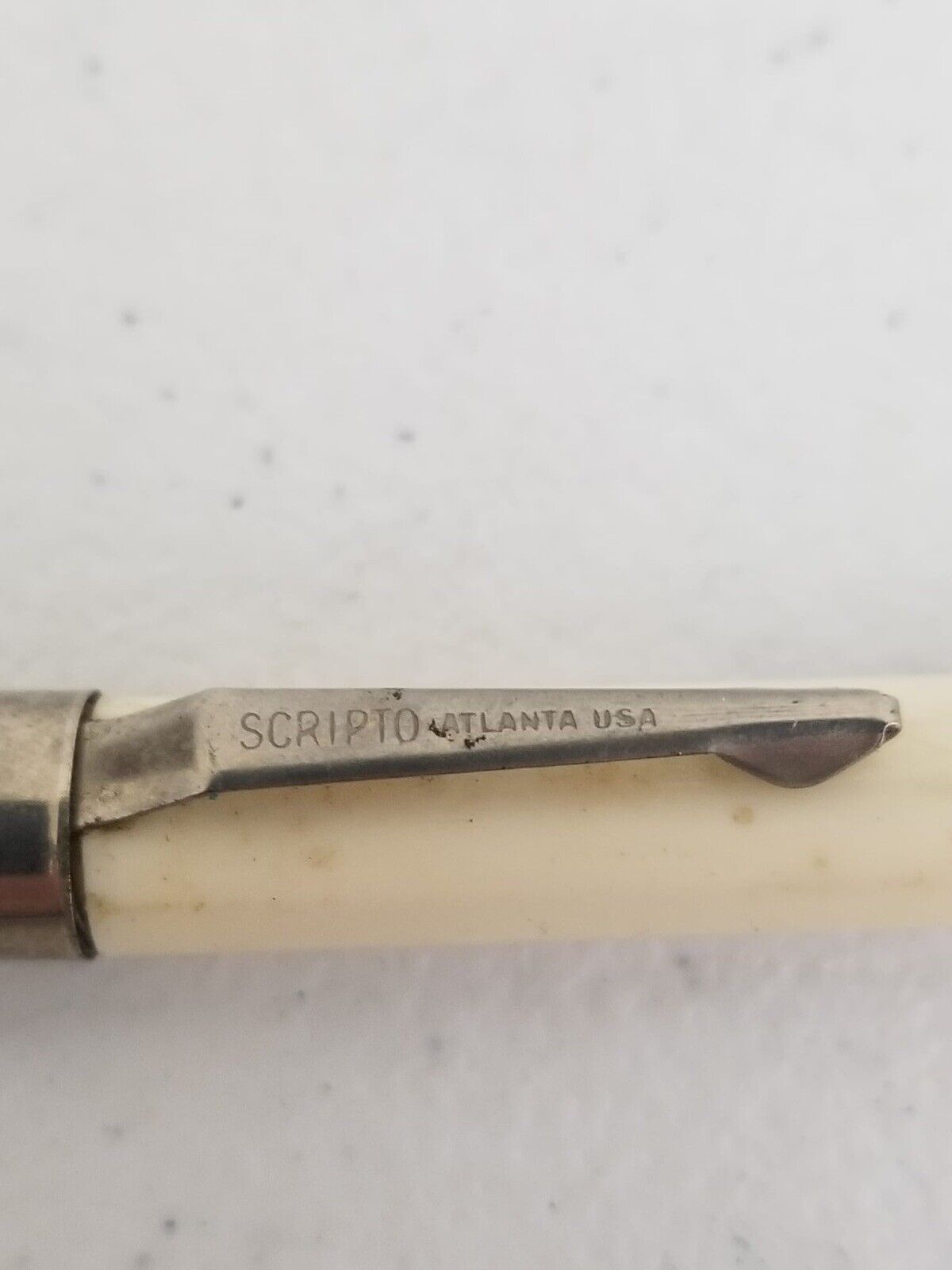 Vintage Scripto Atlanta USA Mechanical Pencil - Advertises Swift Cream Milk Butter Eggs Poultry - Collectible - TreasuTiques