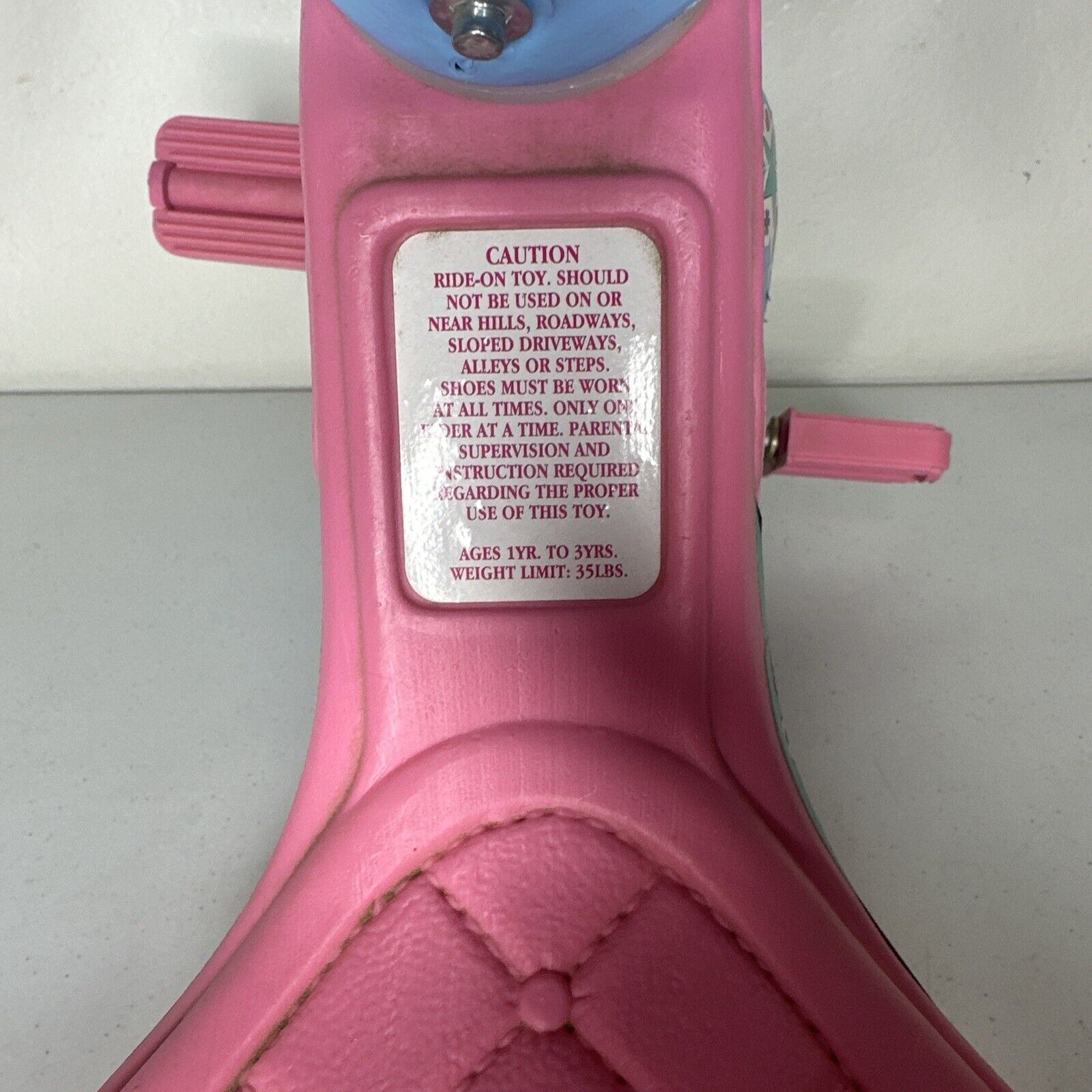 Rare 1975 Princess Edition Big Wheel 16" Tricycle - Retro Kids Toy in Pink and Blue - TreasuTiques