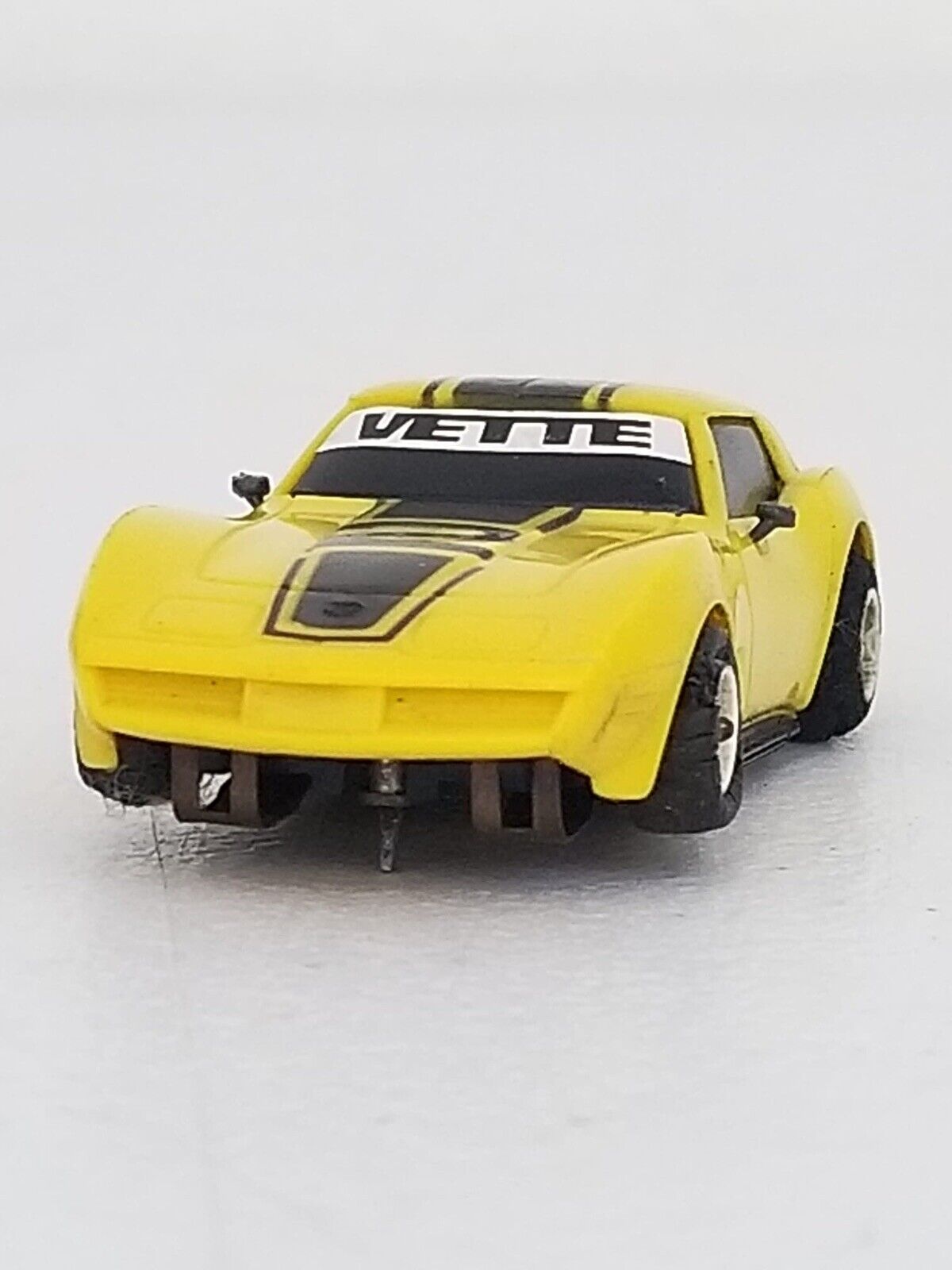 Vintage Yellow Corvette #2 HO Slot Car – Fully Operational Classic Collector's Item - TreasuTiques