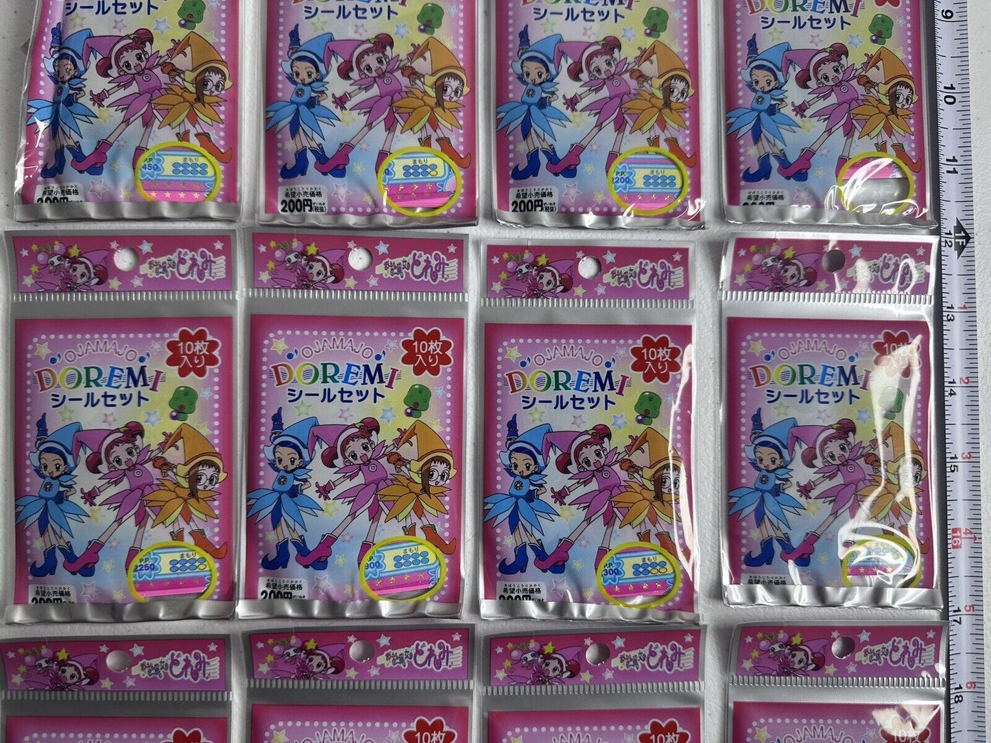 1992 Ojamajo Doremi Vintage Sticker Set - Sealed Packs, Rare Collectors Edition - TreasuTiques