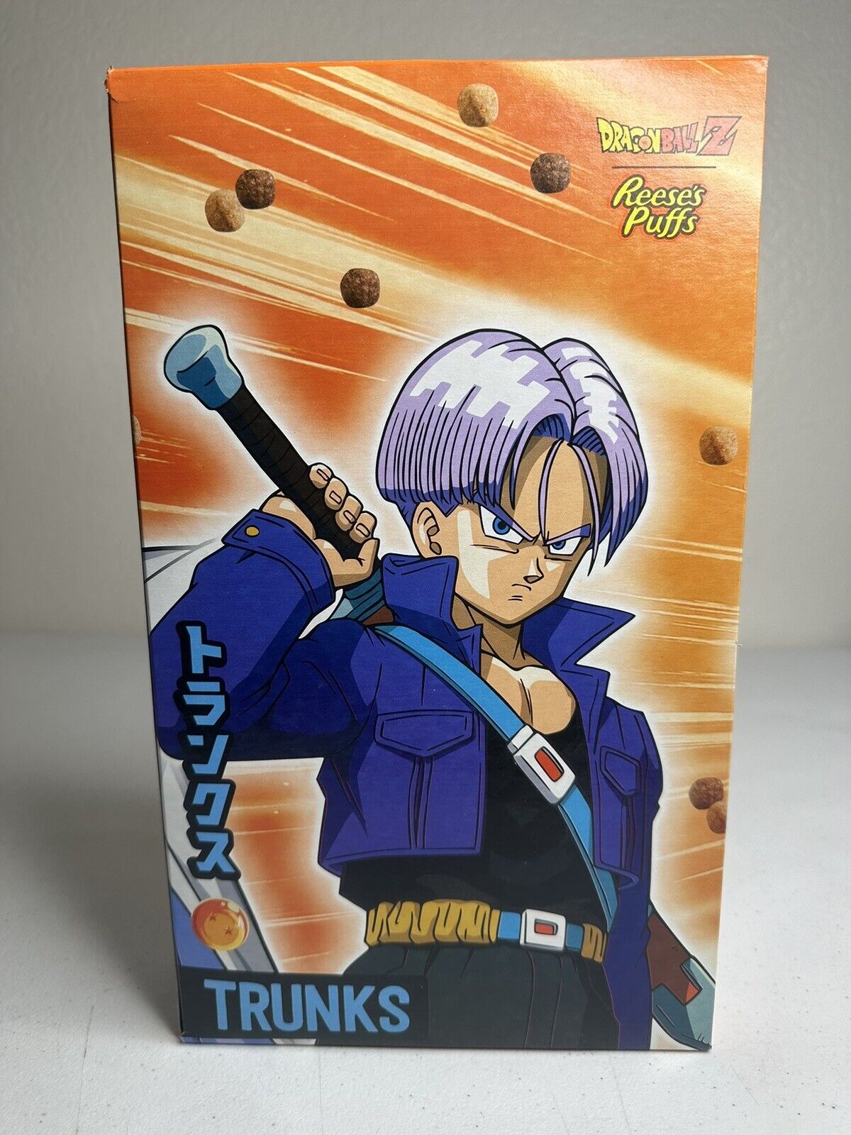 General Mills Reese's Puffs - Dragon Ball Z Limited Edition Collectible Cereal Box (Family Size) - TreasuTiques