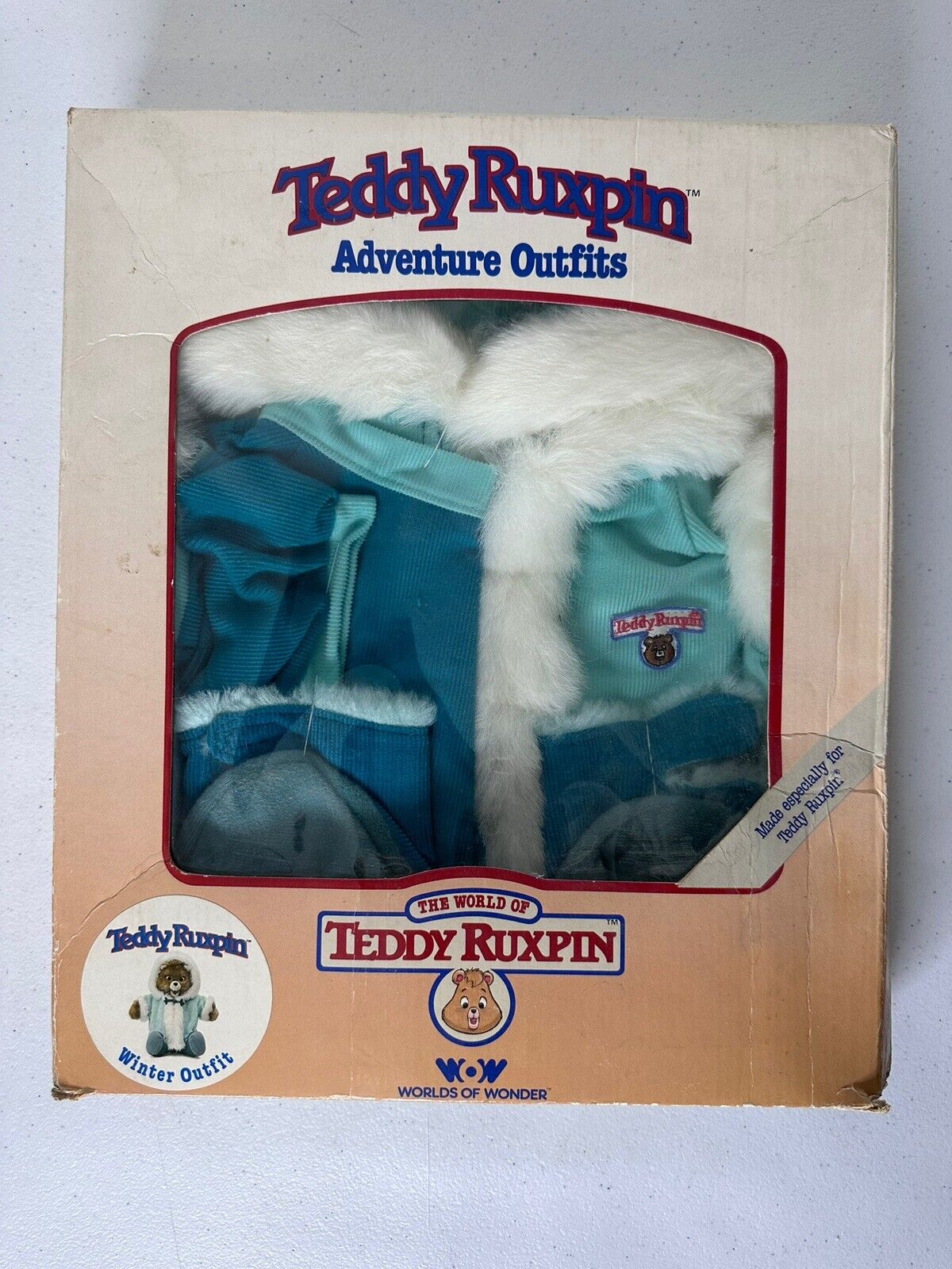 Vintage Teddy Ruxpin Collectible Clothing Set - Mint Condition Adventure Outfits (Winter & Sleeping Outfits) - TreasuTiques