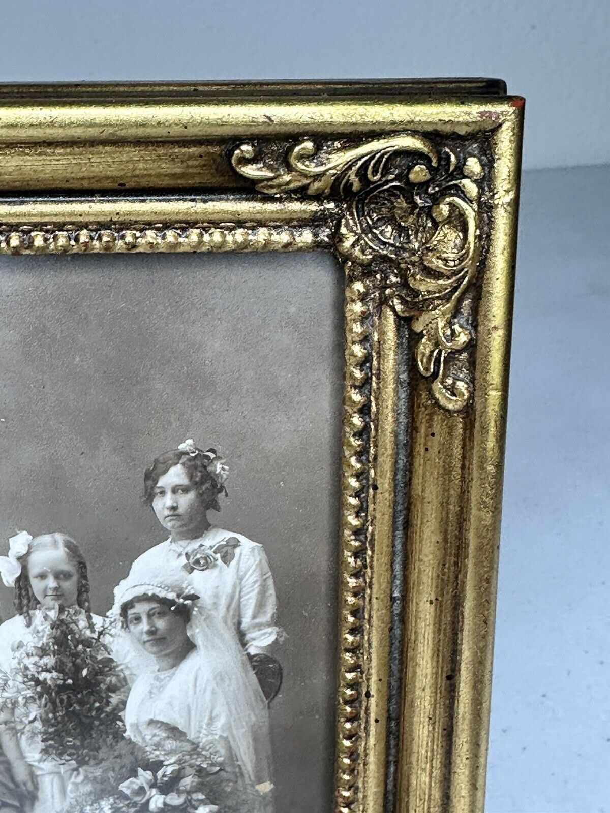 Antique Victorian Family Portrait in Ornate Gold Frame - Timeless Elegance & Vintage Charm - TreasuTiques