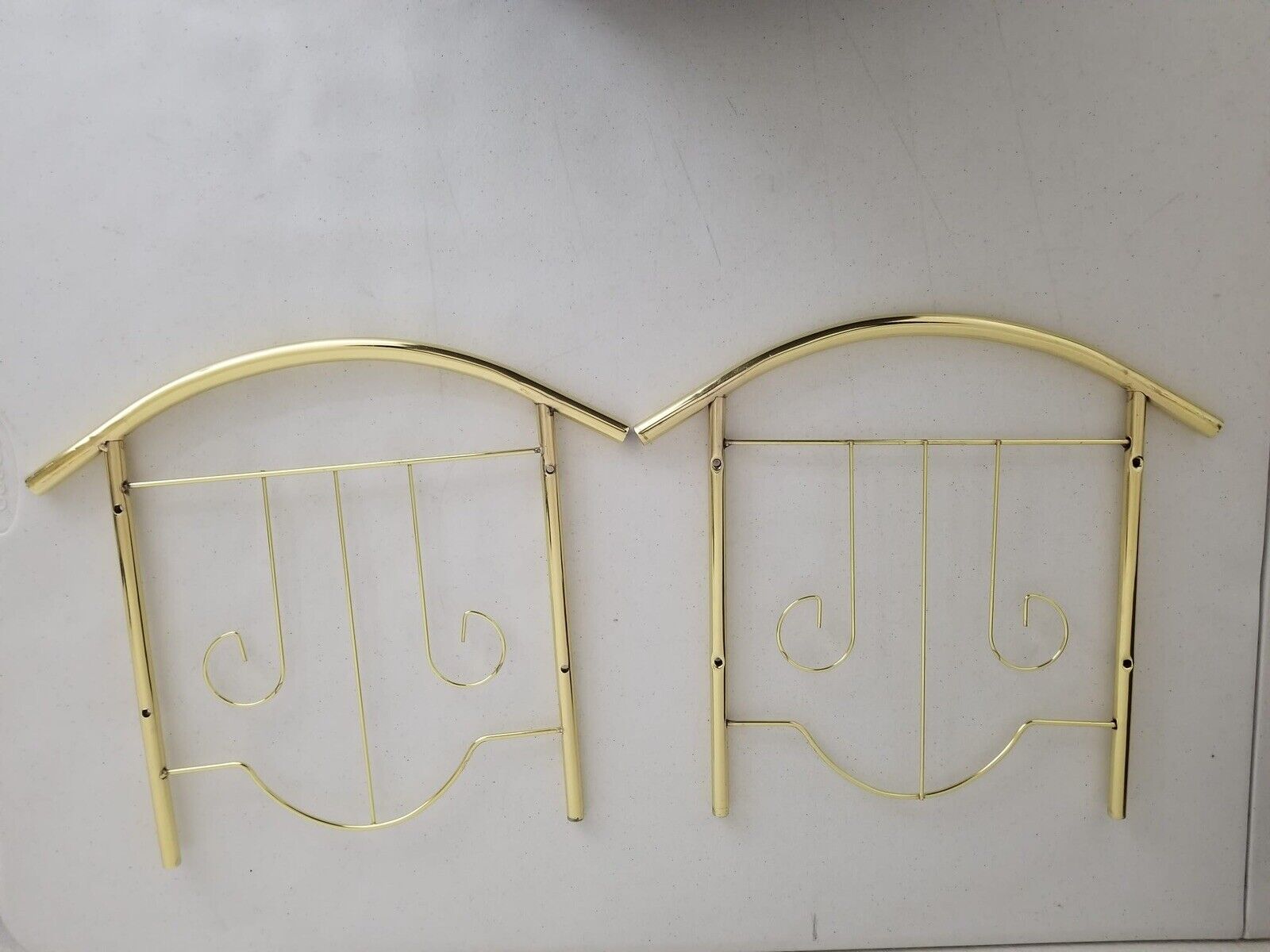 Vintage Gold-Tone Baby Cradle Kit - Classic Nursery Decor, New Furniture Unassembled - TreasuTiques