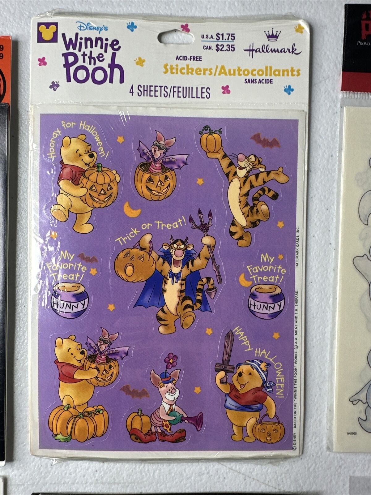 Complete Vintage Halloween Sticker Pack Lot – Disney, Mrs. Grossman's, Sealed & Opened Mixed Sheets - TreasuTiques