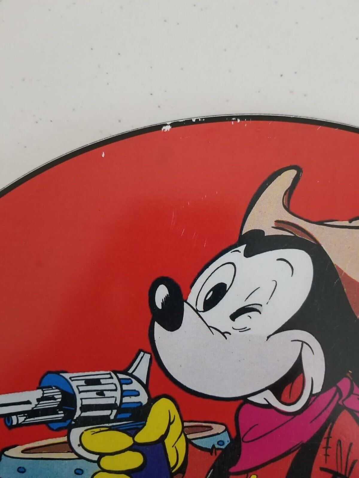 Vintage 1940 Walt Disney Standard Gas Porcelain Sign – Mickey Mouse Collector's Edition - TreasuTiques