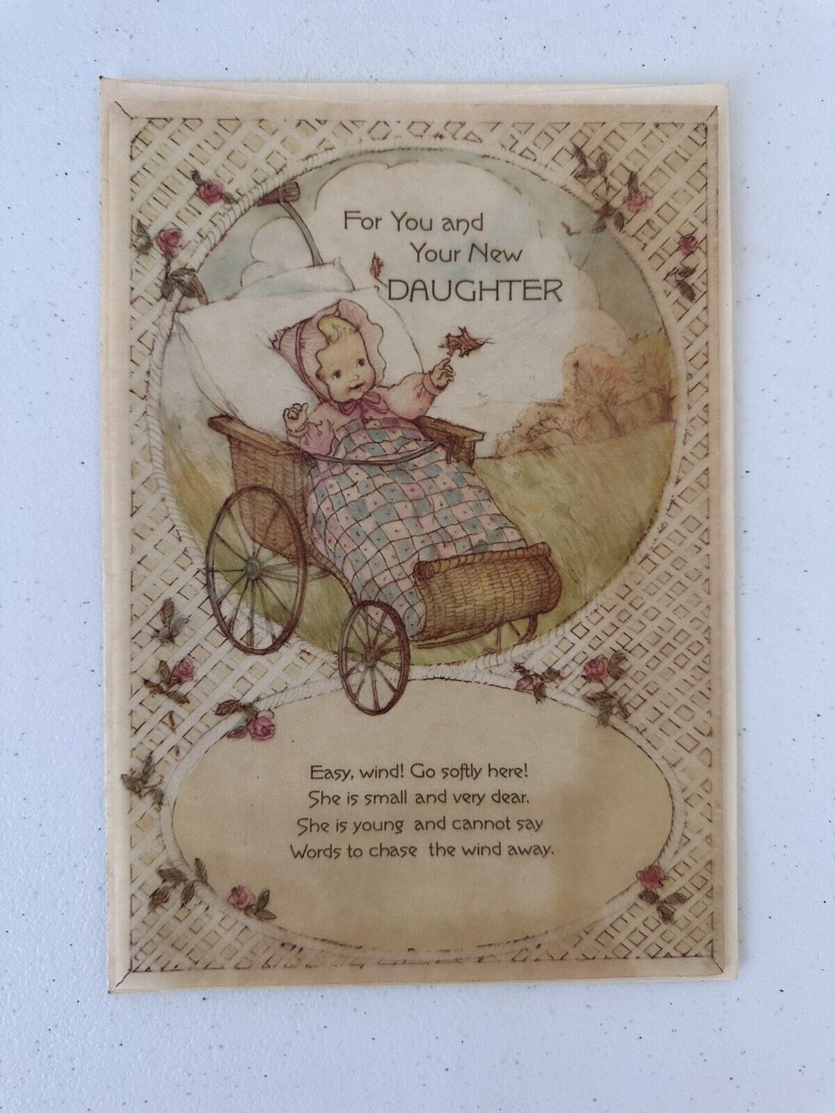 Vintage Charm Set of 4 Greeting Cards from the 60s and 70s - Valentine's Day, St. Patrick's Day, & New Baby - TreasuTiques