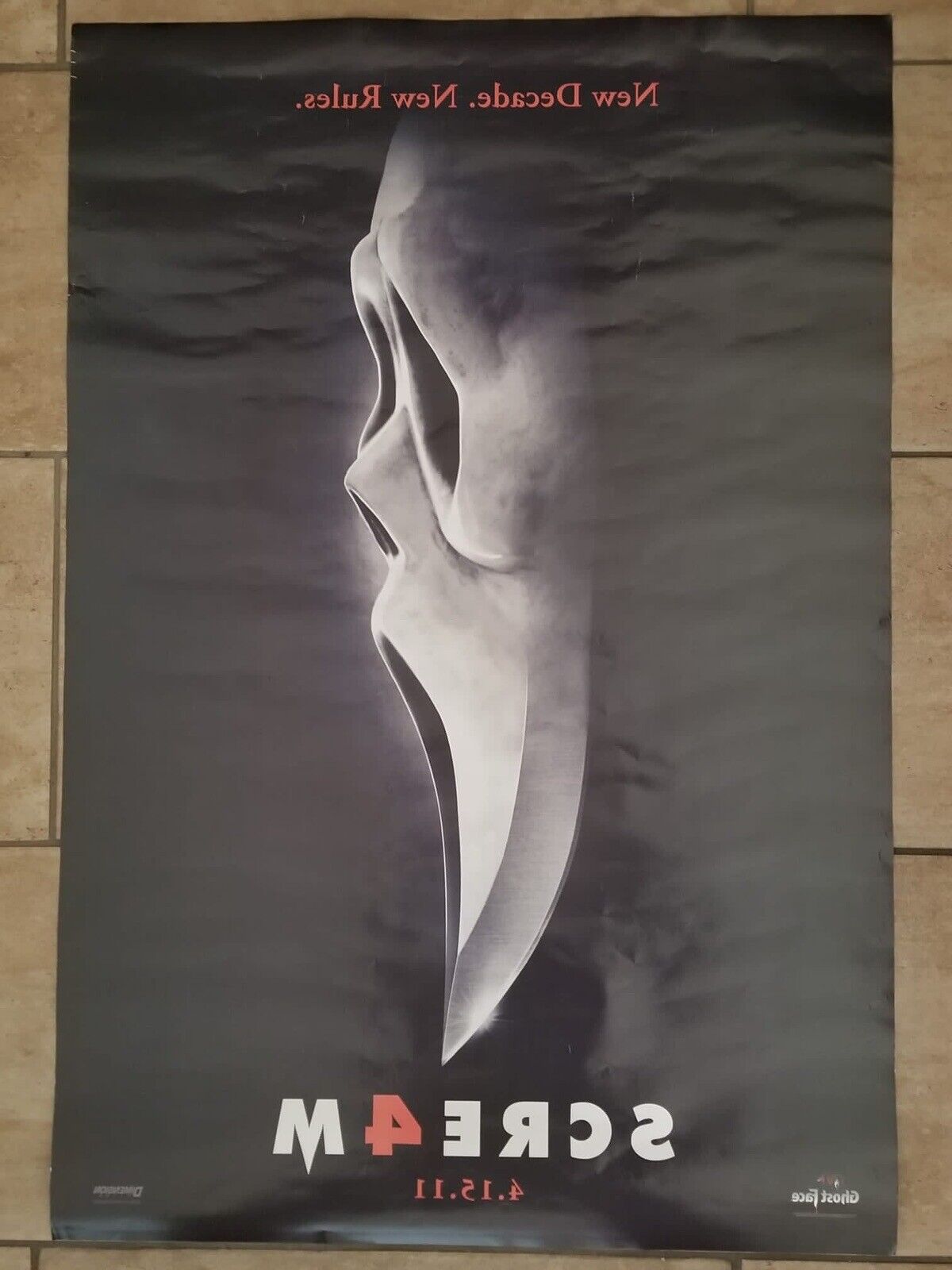 Scream 4 Authentic 27x40 Original Double-Sided Movie Poster - Rare Horror Collectible (2011) - TreasuTiques