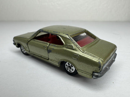 Vintage Tomica Greenish Gold Colt Galant HT GS - Olive Green, Red Interior 2-Door Diecast Model Car - TreasuTiques