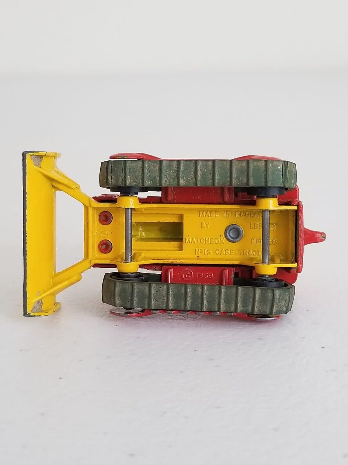 Vintage 1969 Matchbox Lesney No. 16 Case Tractor - Made in England Collectible Diecast Model - TreasuTiques