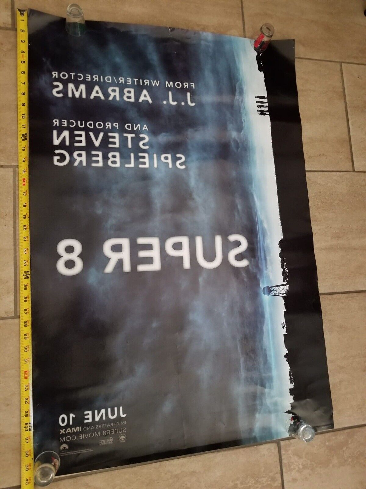 Authentic Super 8 IMAX Movie Poster 27x40 - Vintage Cinema Art - TreasuTiques