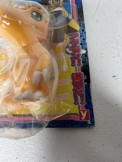 Vintage Digimon Adventure 01 - Agumon Real Hero Action Figure by Yutaka - Rare Japan Collectible - TreasuTiques