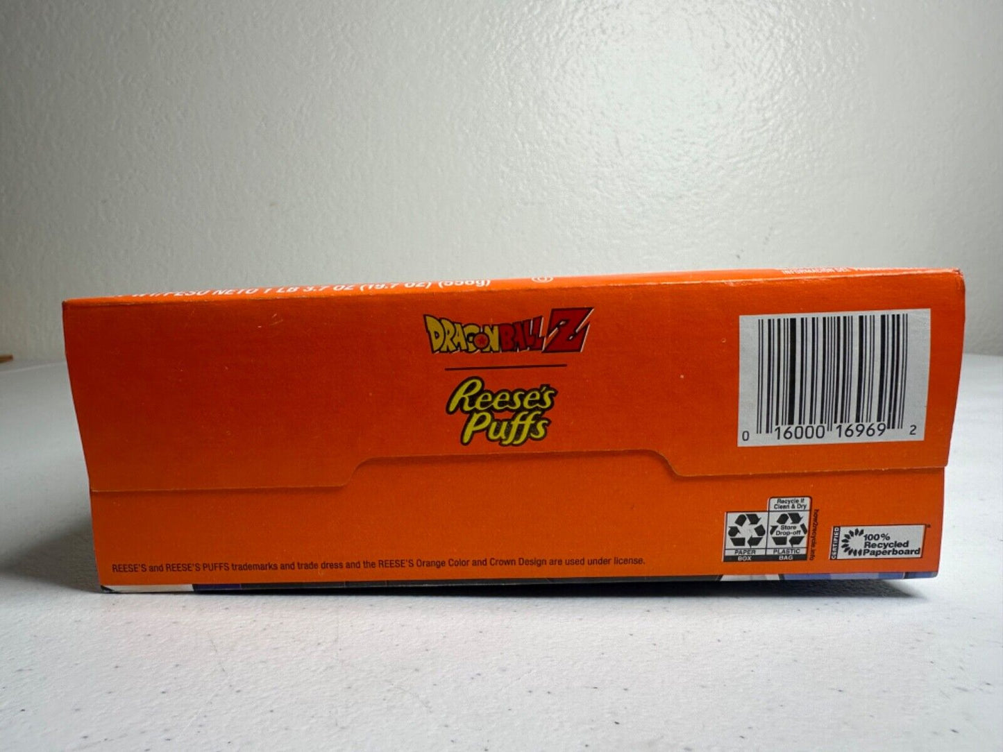 General Mills Reese's Puffs - Dragon Ball Z Limited Edition Collectible Cereal Box (Family Size) - TreasuTiques