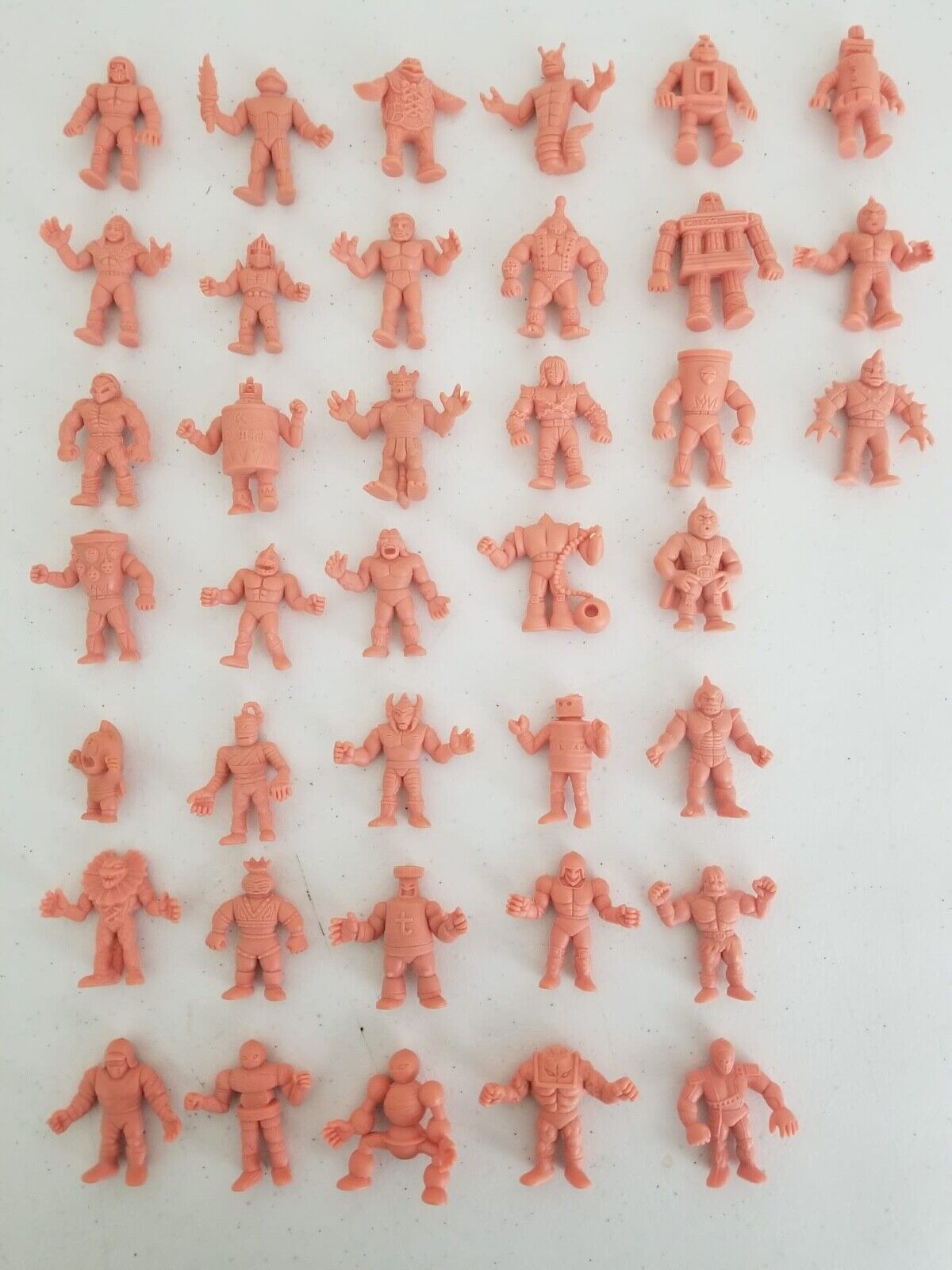 Vintage M.U.S.C.L.E. Men Action Figures Lot - Collectible Muscle Wrestlers Set - TreasuTiques