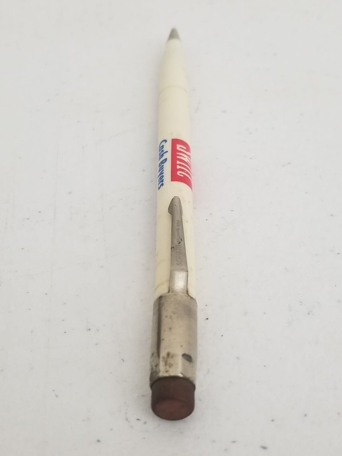 Vintage Scripto Atlanta USA Mechanical Pencil - Advertises Swift Cream Milk Butter Eggs Poultry - Collectible - TreasuTiques