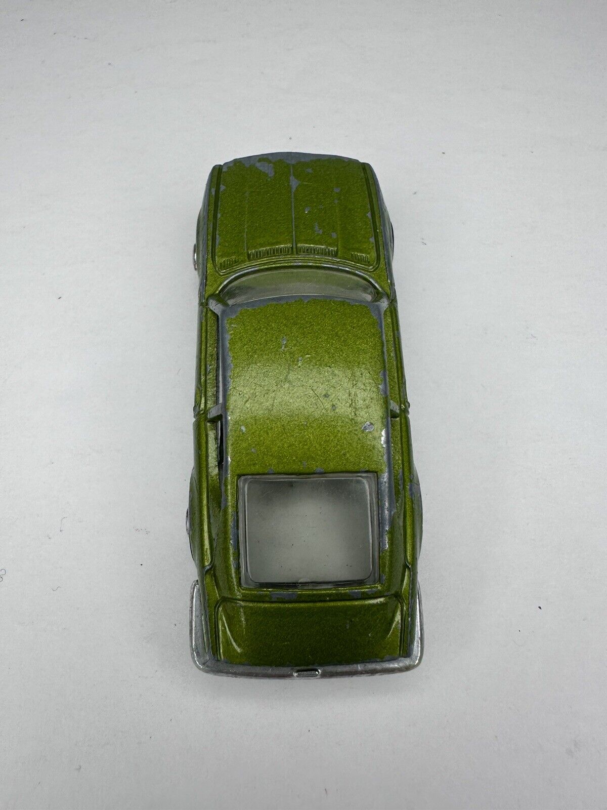 Vintage Playart Green Fiat Dino Car - Classic Collectible Die-Cast Model - TreasuTiques