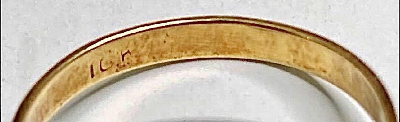 Antique 1800s 10Kt Gold Knights of Columbus Signet Ring with Enamel Detail - Rare Vintage Collectible - TreasuTiques