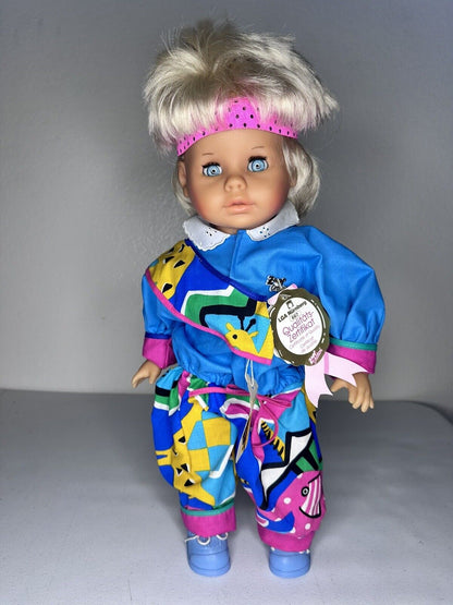 Rare 1987 Zapf Creation Doll - Blond Hair, Blue Eyes, Authentic West Germany Certificate - Vintage Collectible - TreasuTiques