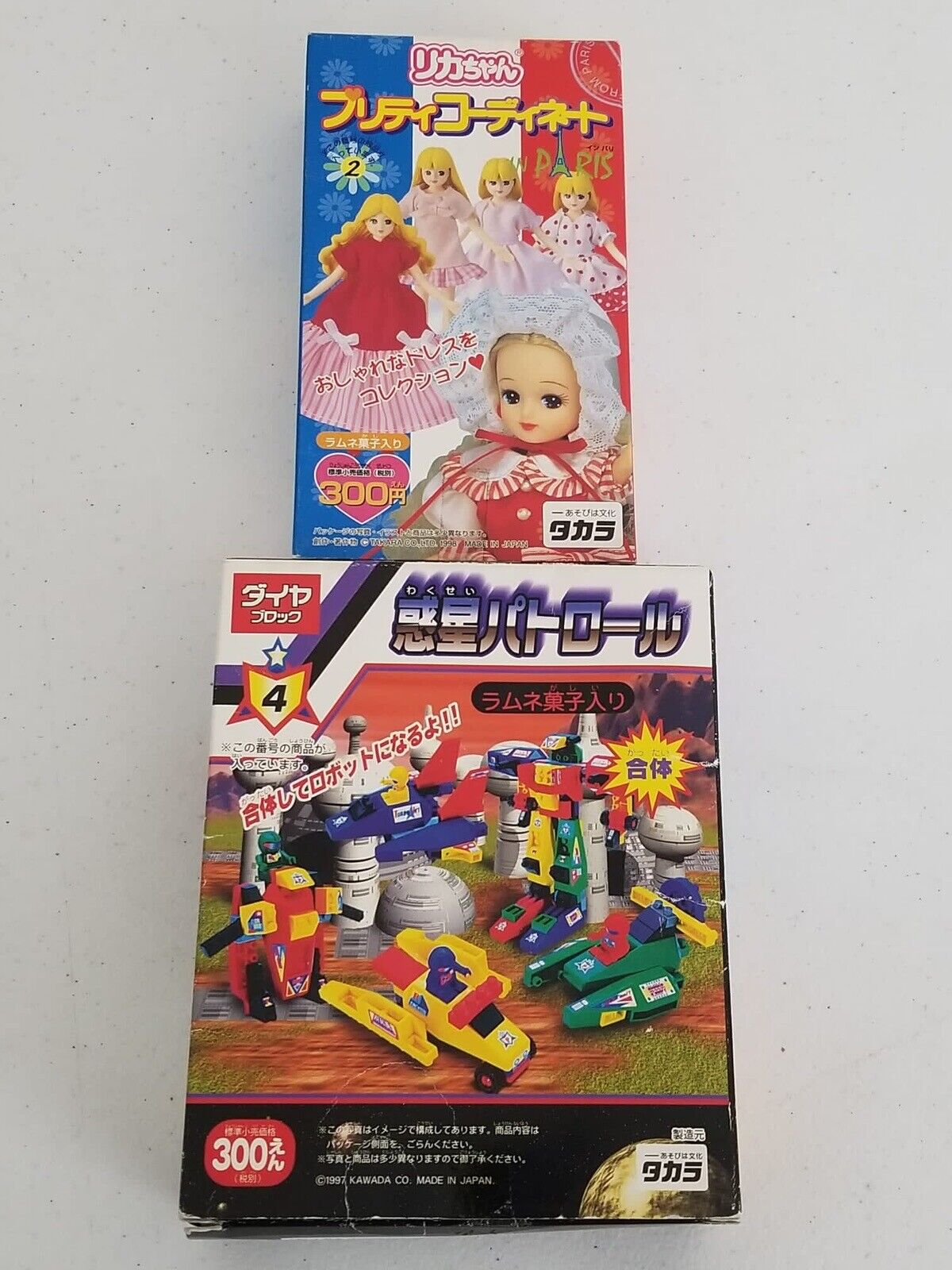 Rare Japan Exclusive Licca Rika-Chan Doll Paris Collection & Buildable Patrol Robot Set - TreasuTiques