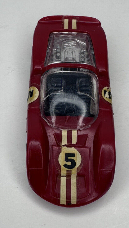 Rare Vintage Lindberg Line No. 1 Porsche Carrera HO 1/64 Scale Model Kit Car - Red Collectible - TreasuTiques