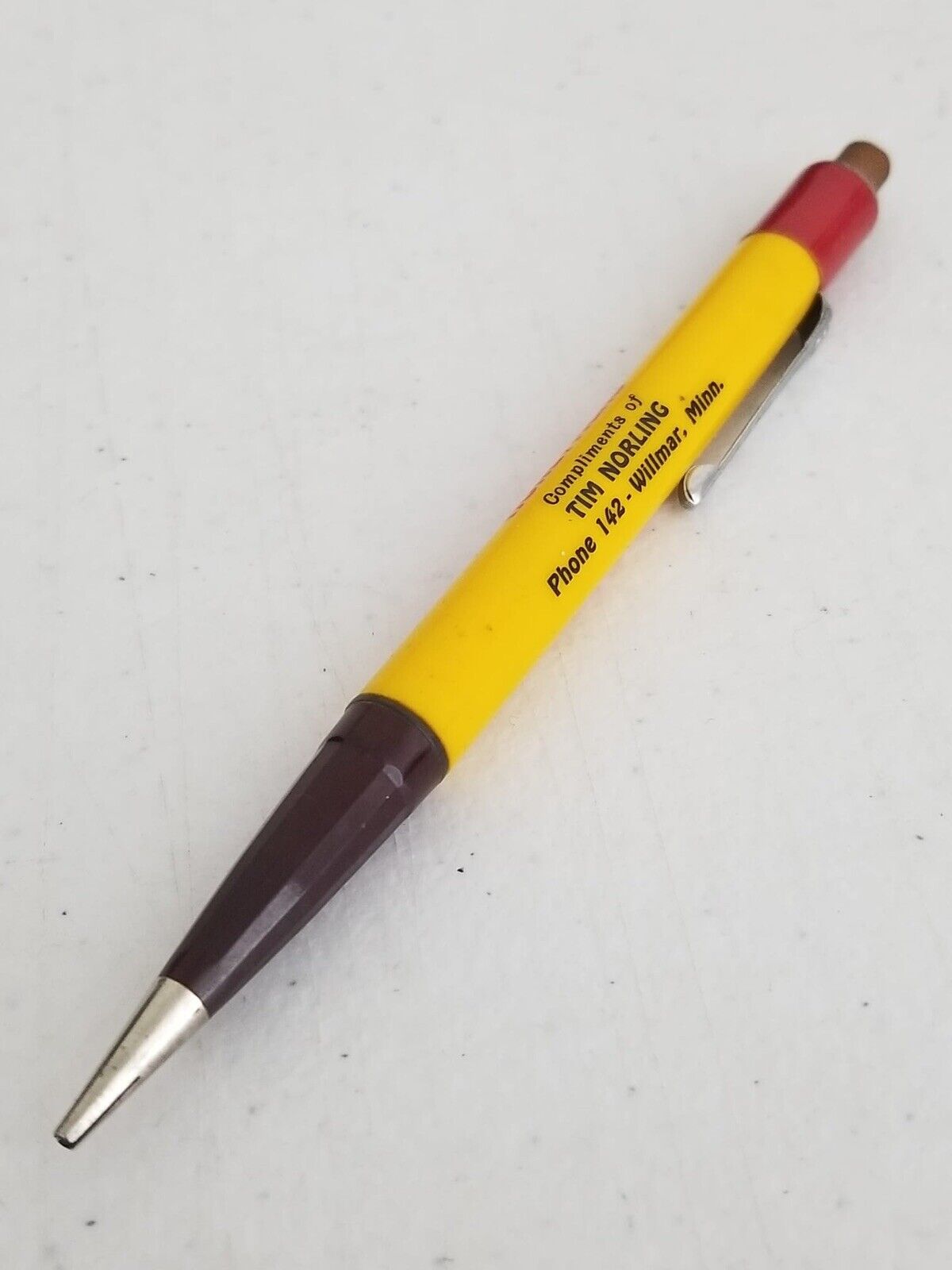 Vintage Ritepoint Mechanical Pencil - Honeymead Creamery Co-op Collectible Writing Tool - TreasuTiques