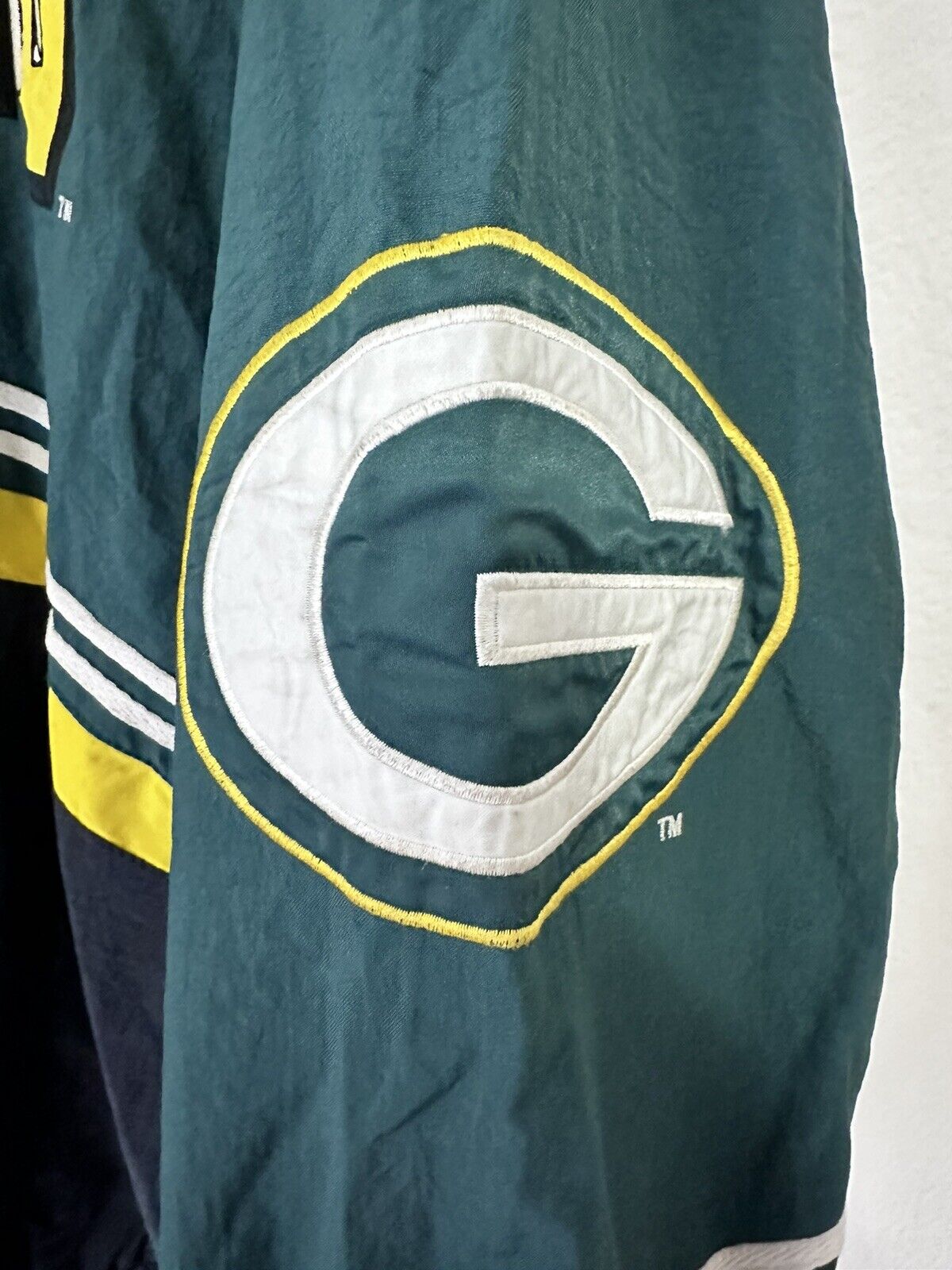 Vintage 1990s Green Bay Packers NFL Pro Line Puffer Jacket - XL Authentic Team Gear - TreasuTiques