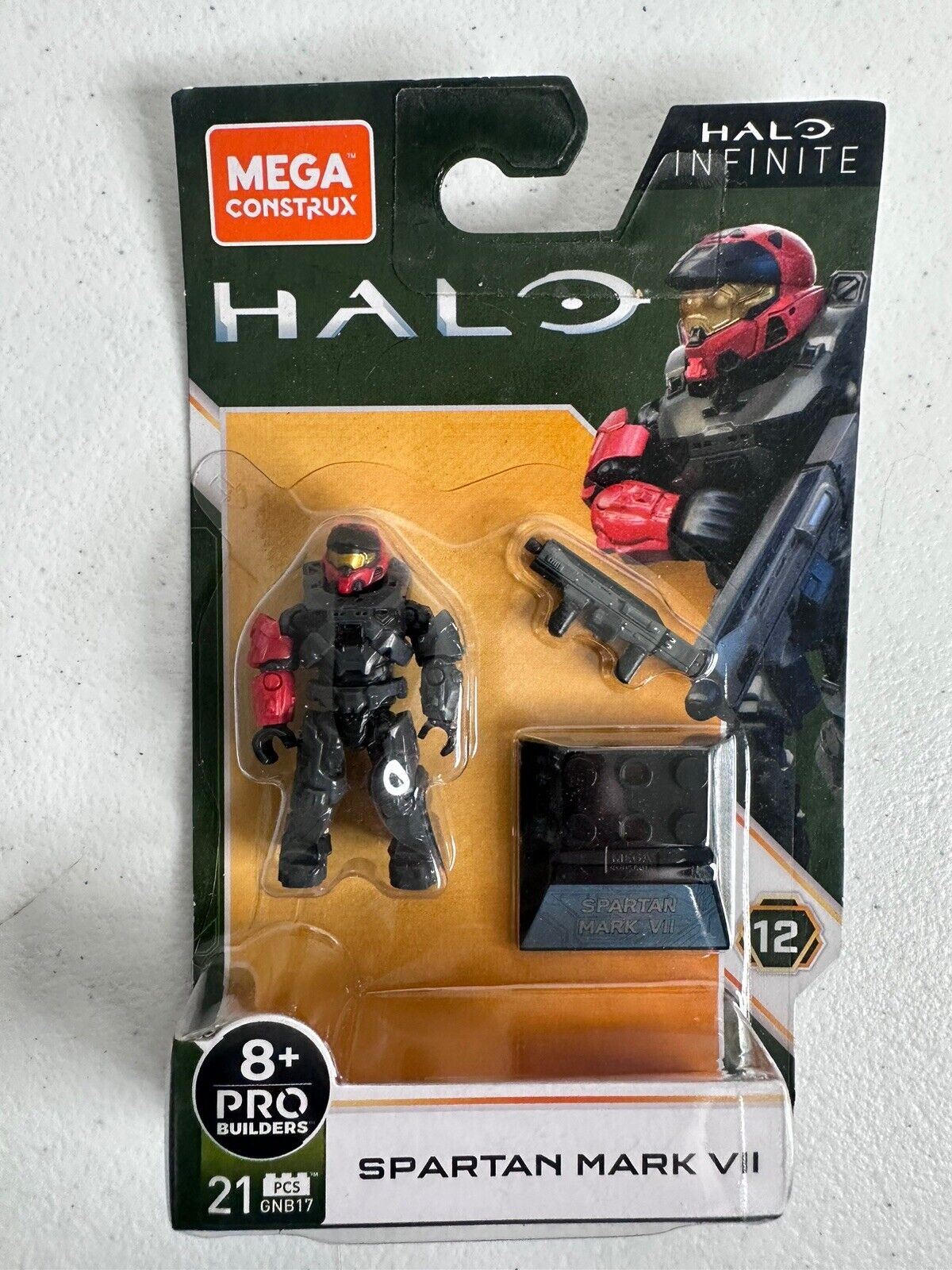 Mega Construx Halo Infinite Spartan Mark VII Collectible Figures - Sealed Lot of 2 - TreasuTiques