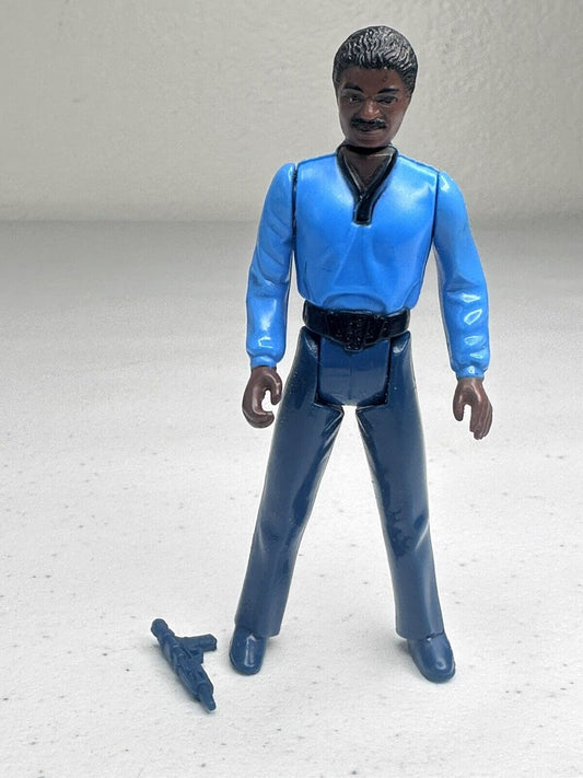 Vintage Kenner Star Wars Lando Calrissian Action Figure - 1970s Original with Weapon, VGC - TreasuTiques