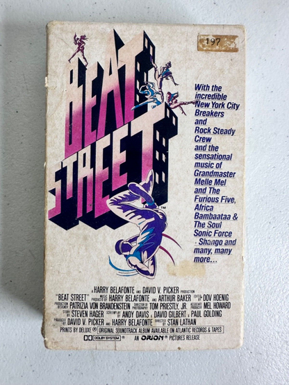 Beat Street Betamax Cassette 1984 | Rare Hip-Hop Collectors Item, Vestron Video - TreasuTiques