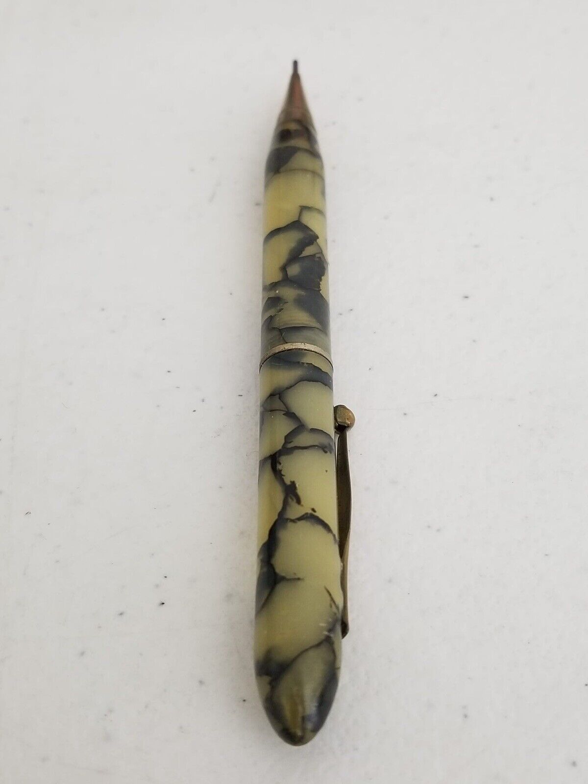 Vintage Drexel Marble Mechanical Pencil with Gold Tone Accents - Classic Writing Collectible - TreasuTiques